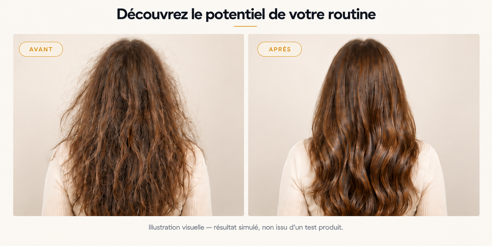 Découvrez le potentiel de votre routine : avant / après