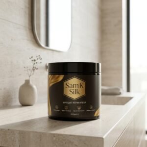Masque Réparateur Cheveux Abîmés Collagène & Karité | Sam k Silk