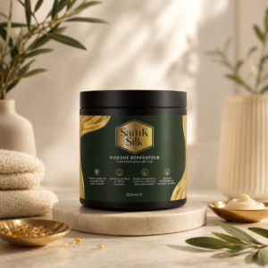 Masque Réparateur Cheveux Abîmés Collagène & Karité | Sam k Silk